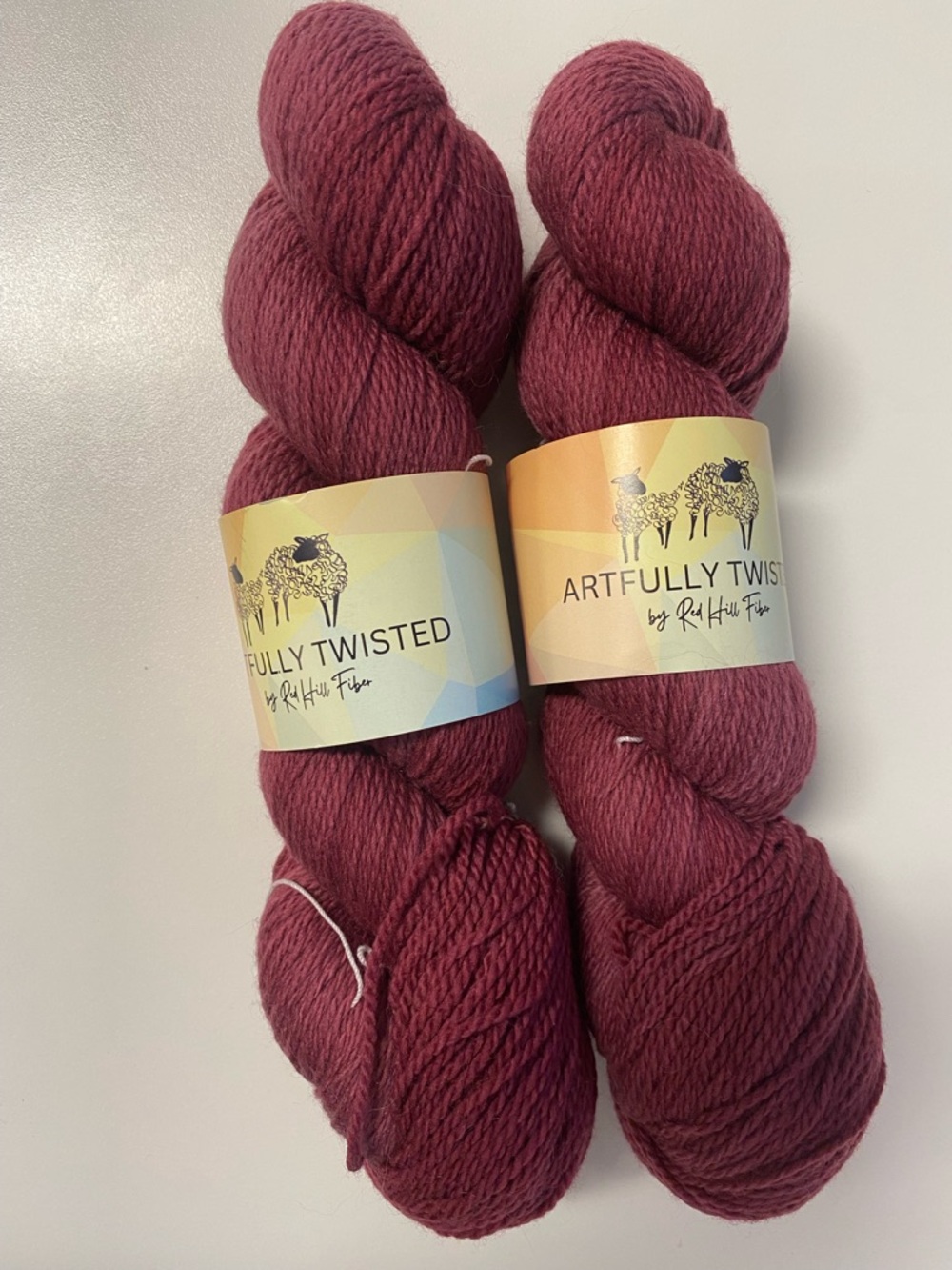 Red Hill Fiber Ruby Dawn 100% Rambouillet